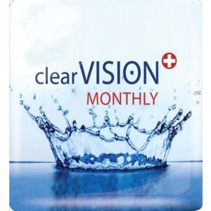 Bella Clear Vision Monthly Transparent Lens 3 Pairs